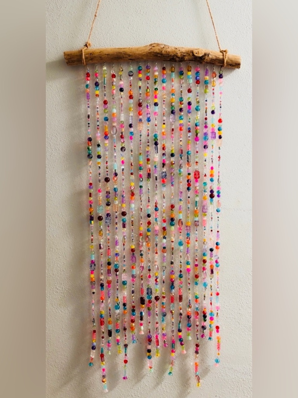 Driftwood- Multicolor Beaded Glass Curtain